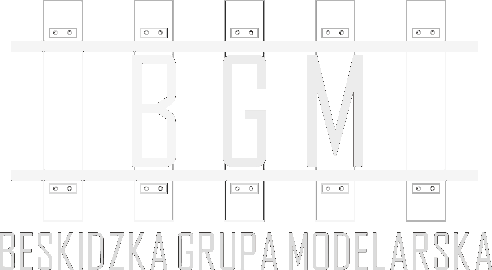 Logo Beskidzkiej Grupy Modelowej (BGM) – modelarstwo kolejowe
